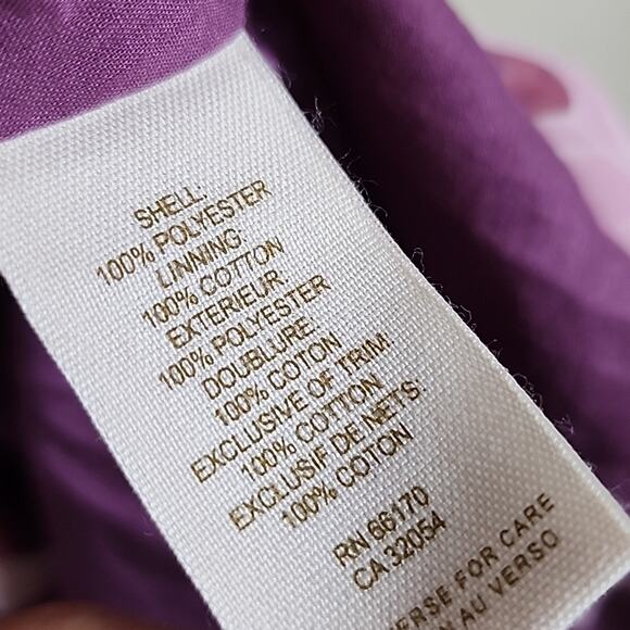 Free People Floral High Low Size 10 Pink Purple Dress - Picture 5 of 7